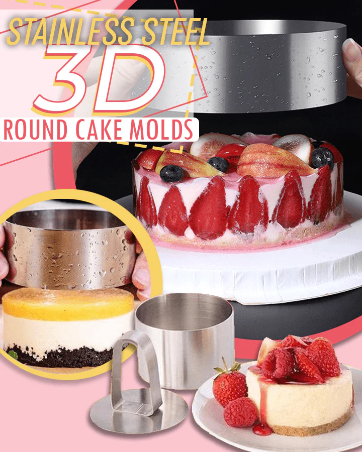 DIY 3D Round Cake Mold Set - Image 10
