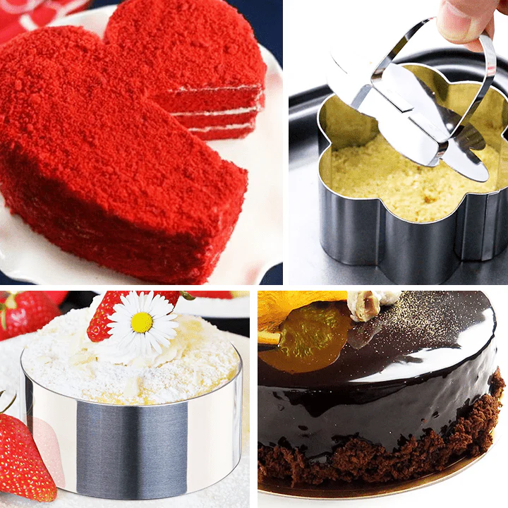 DIY 3D Round Cake Mold Set - Image 6